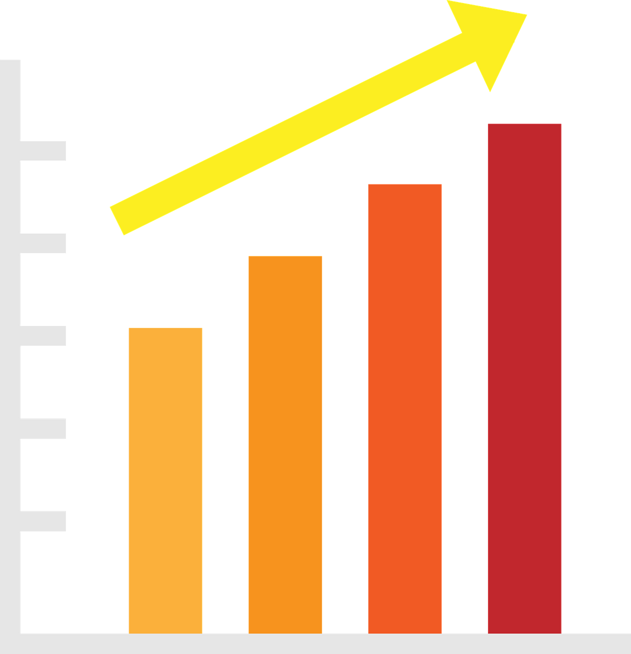 Free graph bar chart vector